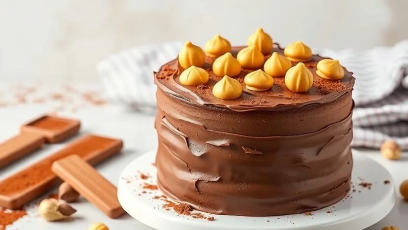 Ferrero Rocher tårta som alla älskar