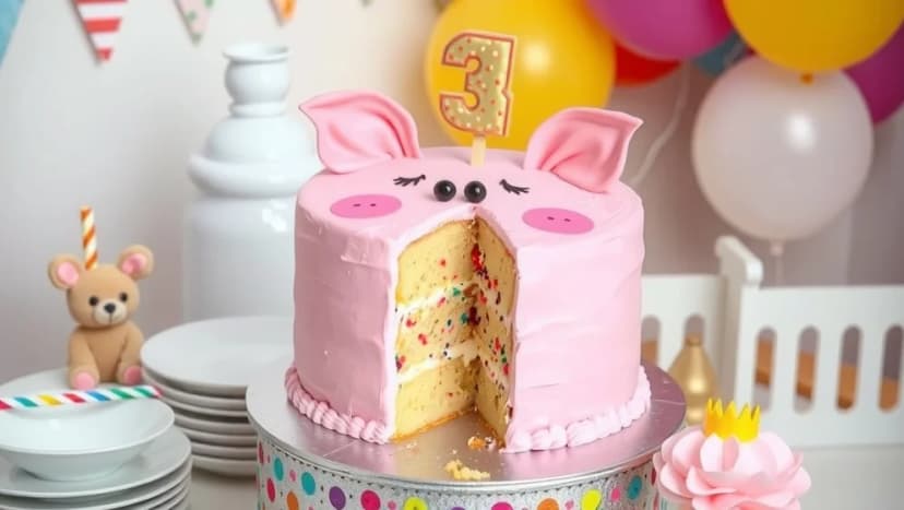 Greta gris tårta som alla älskar