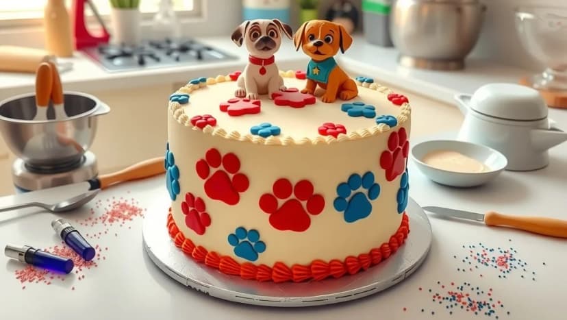 Paw Patrol tårta som alla barn älskar