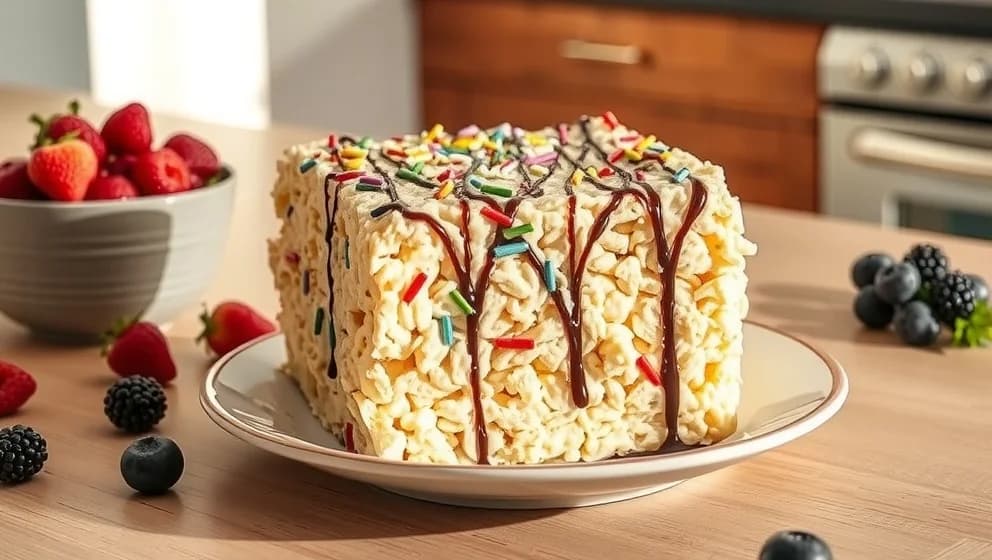 Rice Krispies tårta från Jennys matblogg