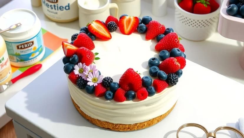 Snabb tårta med färdig botten på bara 30 minuter