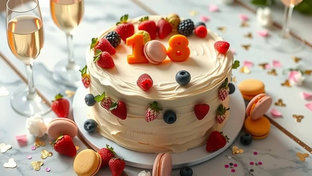 Vad ska man välja till tårta 18 år