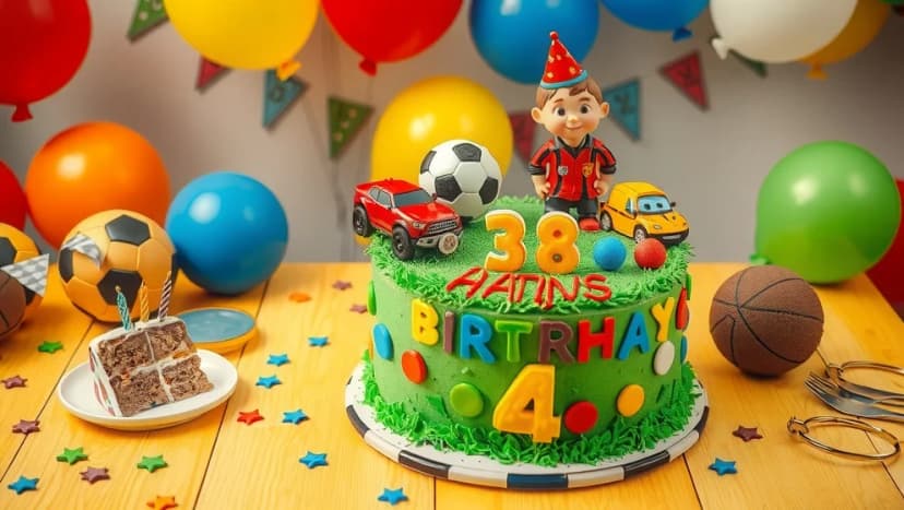 Vilken tårta passar bäst till pojkens barnkalas