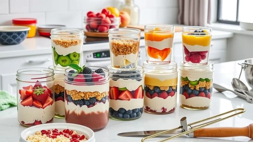 Tårta i glas som du gör själv hemma