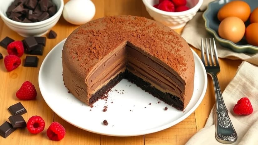 Tårta med chokladmousse som imponerar