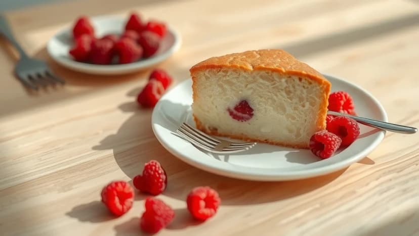 Tårta med hallon och vaniljkräm som alla älskar