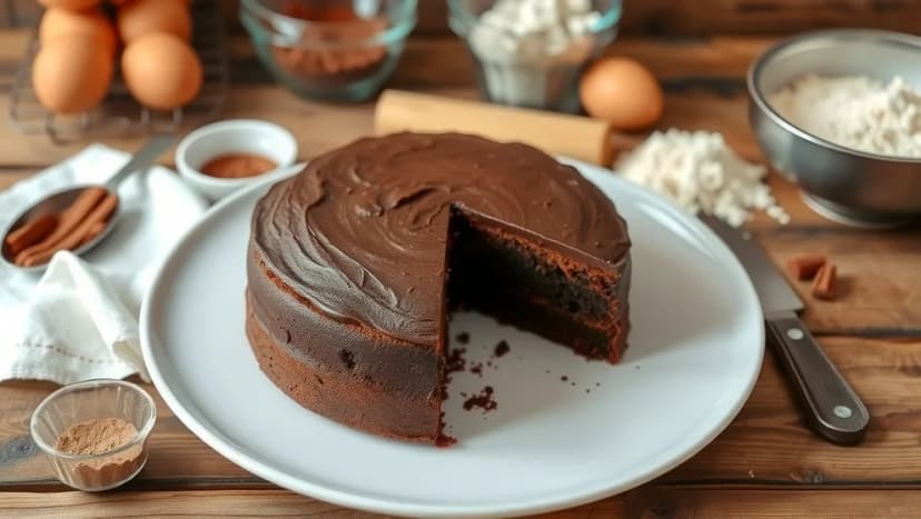 Tårta med kladdkakebotten är enkel att göra