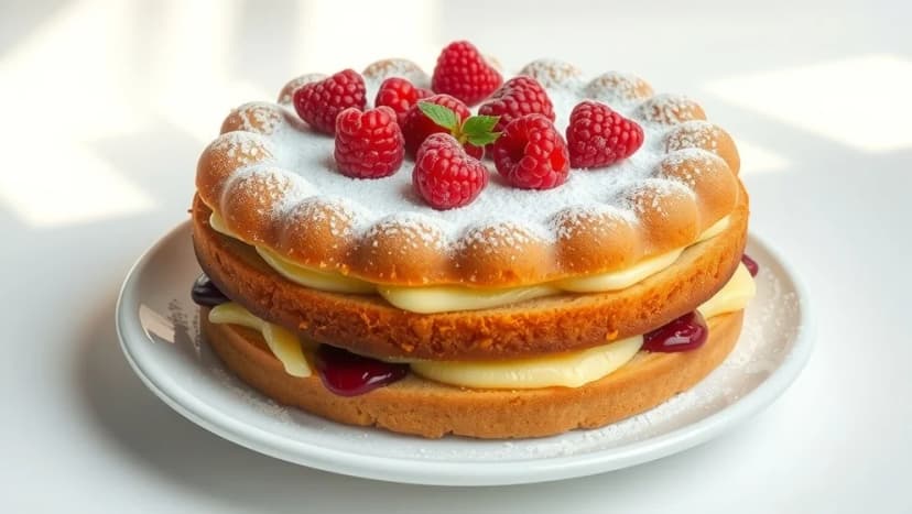 Tårta med lemoncurd och hallon som du måste prova