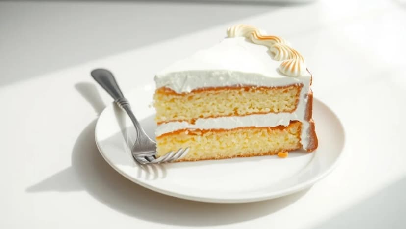 Tårta med maräng som smälter på tungan