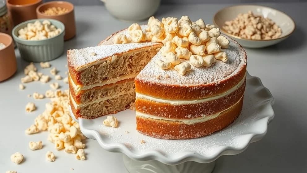 Tårta med rispuffar som alla älskar