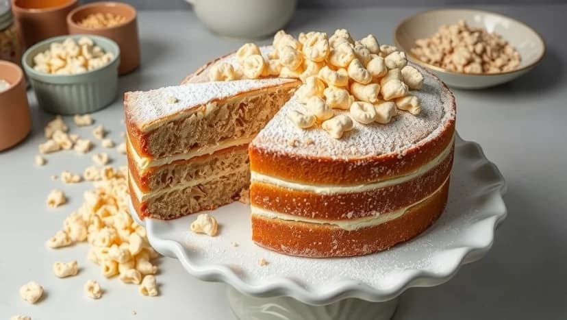 Tårta med rispuffar som alla älskar