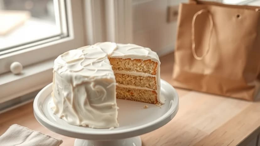 Vaniljkräm tårta från ICA som alla älskar