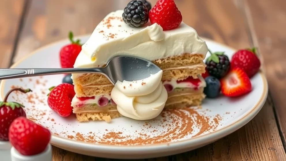 Vit chokladmousse till tårta som smälter i munnen